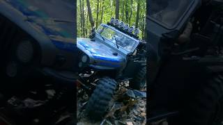 😍Blue ‎Jeep Renegade💥 Axial SCX10 III JEEP CJ7 ‎subscribe axialvideos crawler crawlerrc fyp [upl. by Aggappe708]