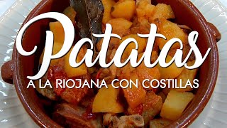 ✅ PATATAS A LA RIOJANA con Costillas  Receta patatas a la riojana [upl. by Ludovico]