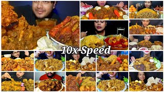 ASMR Food Compilation  Spicy Mutton Dum Biryani With Mutton Curry amp Chillies  Indian Food ASMR [upl. by Silletram35]