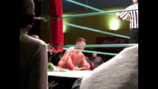 CRAZED FAN ATTACKS WRESTLER  TRIES TO CHOKE WRESTLER [upl. by Jacobsen]