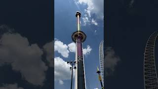 300FT TALL DROP TOWER Drop Tower Scream Zone at Kings Island shorts themepark amusementpark [upl. by Issim584]