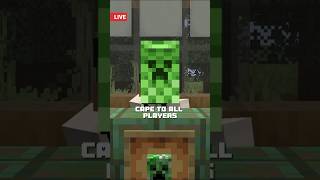 Minecraft BREAKING NEWS 15TH ANNIVERSERY CAPE minecraft shorts [upl. by Nemrak]