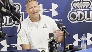 ODU Football Postgame Presser  Coach Rahne  Wake Forest  Sep 16 2023 [upl. by Aneek]