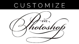 How to Customize Fonts in Photoshop [upl. by Amadus]