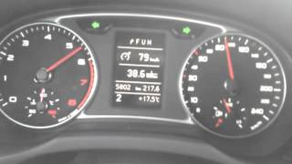 Audi A1 12 TFSI 0  100 kmh with Launch Controlmp4 [upl. by Faun]