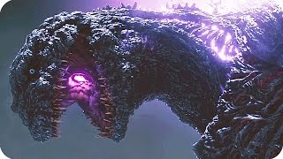 Godzilla 2014  Attack at Pacific Ocean Scene HD [upl. by Nomannic]