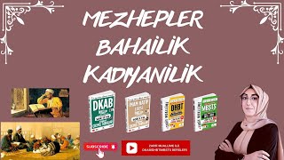 KPSS  DKABİHLDHBTMBSTS   BAHAİLİKKADIYANİLİKMEZHEPLER  》Zarif Muallime [upl. by Prober]