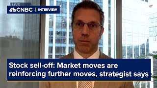 Stock selloff Market moves are reinforcing further moves strategist says [upl. by Tivad132]