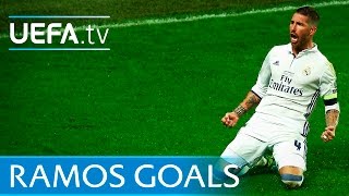 Sergio Ramos 5 memorable goals [upl. by Sennahoj18]