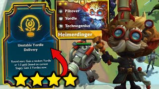 4 STAR YORLDES ARE SO BROKEN IN TFT Heimerdinger turretUPGRADES ⭐⭐⭐⭐ [upl. by Sualocin440]