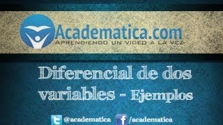 Diferencial en dos variables HD  Ejemplos [upl. by Tdnarb]