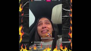 La Ross María llorando en un Live de Instagram 😢 [upl. by Hniv]