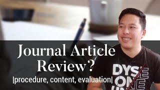 Paano sumulat ng Journal Article Review  Step by step procedure [upl. by Chappie]