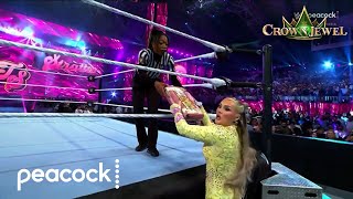 Liv Morgan vs Nia Jax Crown Jewel Championship  Crown Jewel 2024  WWE Highlights  Peacock [upl. by Sorel]