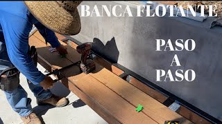 COMO HACER UNA BANCAO FLOTANTE [upl. by Ahsirat]