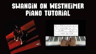 Swangin On Westheimer  Piano Tutorial  Don Toliver [upl. by Cortie]