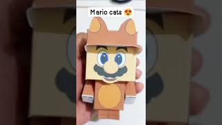 Crafting Mario Cat 😁😁craft cubecraft mario luigi princesspeach play shorts fyp [upl. by Bendick]