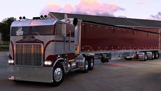 American Truck Simulator 2023 147 New Freightliner Powerliner  White Freightliner by Rushour109 [upl. by Auqinahs234]