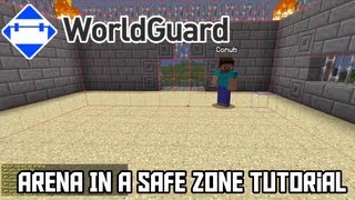 How To Use WorldGuard To Make An Arena In a Safe Zone [upl. by Stinson]