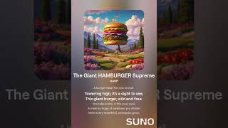 THE GIANT HAMBURGER song by linhmuzikagmailcom ampAI3 [upl. by Ynafetse476]