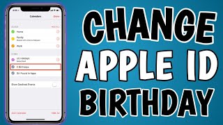 How To change apple id birthday change your age icloud id [upl. by Jilleen]