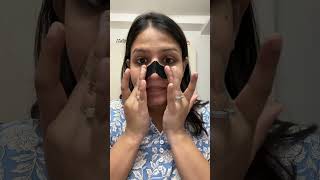 Miniso nose strip review✨ reviewmakeup makeuptutorial shortsfeed shortsvideo [upl. by Monetta145]