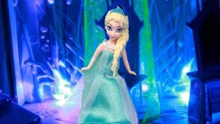 New Frozen Elsa Ice Skating Barbie Doll Toy REVIEW [upl. by Eirallam219]