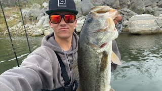 Swim bait Fishing in SoCal  KGB Chad Shad NEW PB [upl. by Keeler]