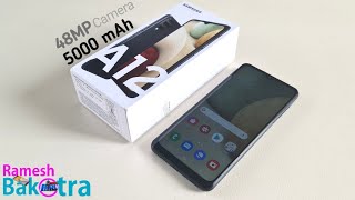 Samsung Galaxy A12 Unboxing and Full Review  48MP  5000 mAh [upl. by Laira]