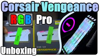 Corsair Vengeance RGB PRO 32GB Unboxing 4x8GB First Impressions [upl. by Henson]