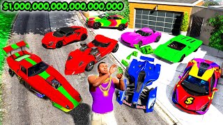 Collecting QUINTILLIONAIRE CARS in GTA 5 Secret [upl. by Ennirac]