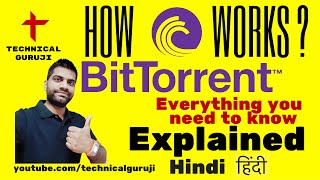 HindiUrdu How Torrents work BitTorrent Explained in Detail [upl. by Eelatan314]