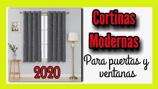 🥇 Cortinas modernas 2020 ✅ 6 Modelos de cortinas modernas para sala cocina y dormitorios [upl. by Eyma]