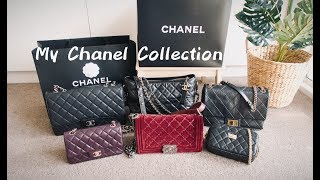 My Chanel Bag Collection  香奈儿包包合集新包开箱 Chanel Unboxing Classic Flap Le Boy Gabrielle [upl. by Pouncey302]