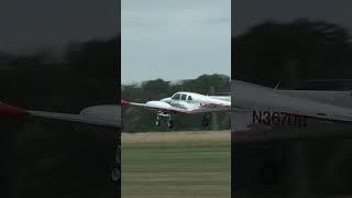 Beechcraft B50TwinBonanza takeoff beechcraft aviation airshow takeoff [upl. by Nnalatsyrc627]