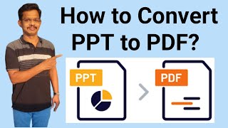 How to Convert PPT to PDF  How to Convert PowerPoint to PDF  How to Convert PPTX to PDF [upl. by Melburn]