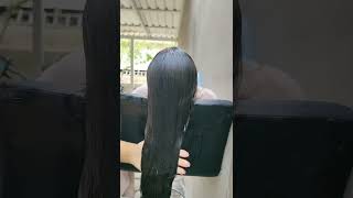 Acidificação caseira com vinagre de maçã 💕dicacapilar cabelosbrilhosos hair [upl. by Akinoj]