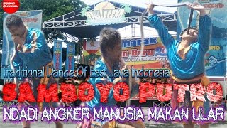 Samboyo Putro Makan Ular Ndadi Angker Live Waterpark  Traditional Dance Of East Java Indonesia [upl. by Attaynek]