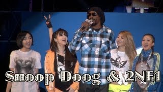 Snoop Dogg amp 2NE1 Drop it like its hot Live 스눕독 내한공연 [upl. by Giustina]