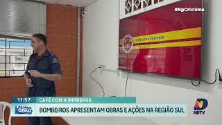 Comandante dos Bombeiros de Criciúma detalha avanços e ações no sul [upl. by Laehcar374]