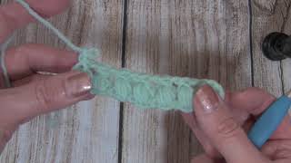 Pineapple Cluster Stitch Crochet Tutorial [upl. by Ardnekan813]