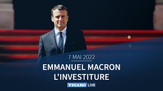 🔴La cérémonie dinvestiture dEmmanuel Macron 2022 en intégralité [upl. by Arbmat630]