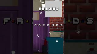 Building Every Detail Of Monicas Apartment  FRIENDS  friends minecraft gaming [upl. by Ailegra635]