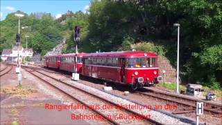 Sonderfahrt der AKE Eisenbahntouristik von Gerolstein nach IdarOberstein [upl. by Wenz]