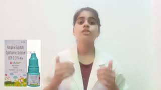 A Megical eye drop  Atropine eye drop 001  चश्मे के नंबर को कैसे रोके  Optometry solution [upl. by Fairweather]