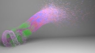 3DS MAX particle morphing materialrendering [upl. by Suolekcin]