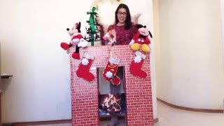 Como hacer una chimenea para navidad de forma fácil [upl. by Chic]