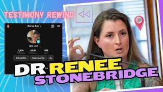 Dr Renee Stonebridge Testimony Rewind [upl. by Inait]