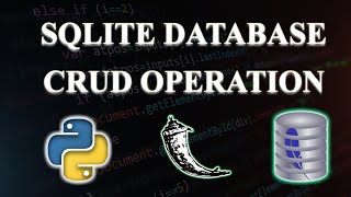 Complete CRUD SQLite Database Using Flask  Tamil [upl. by Atiker808]