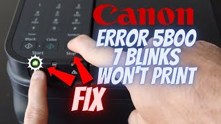 Canon Error 5B00 Reset SOLVED Ink Waste Counter  Support Code 5B00 5800 Pixma G4200 7 Blinks [upl. by Rosa828]